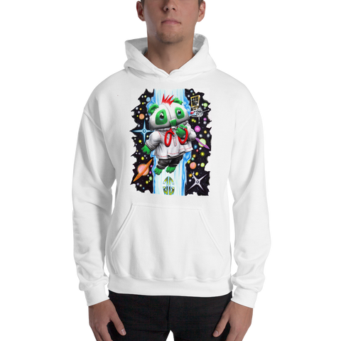 Outer Space Bear Hooded Sweatshirt